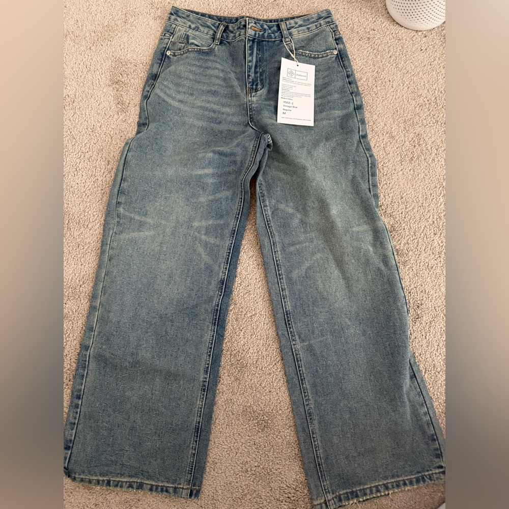 Vintage Wash Blue Jeans